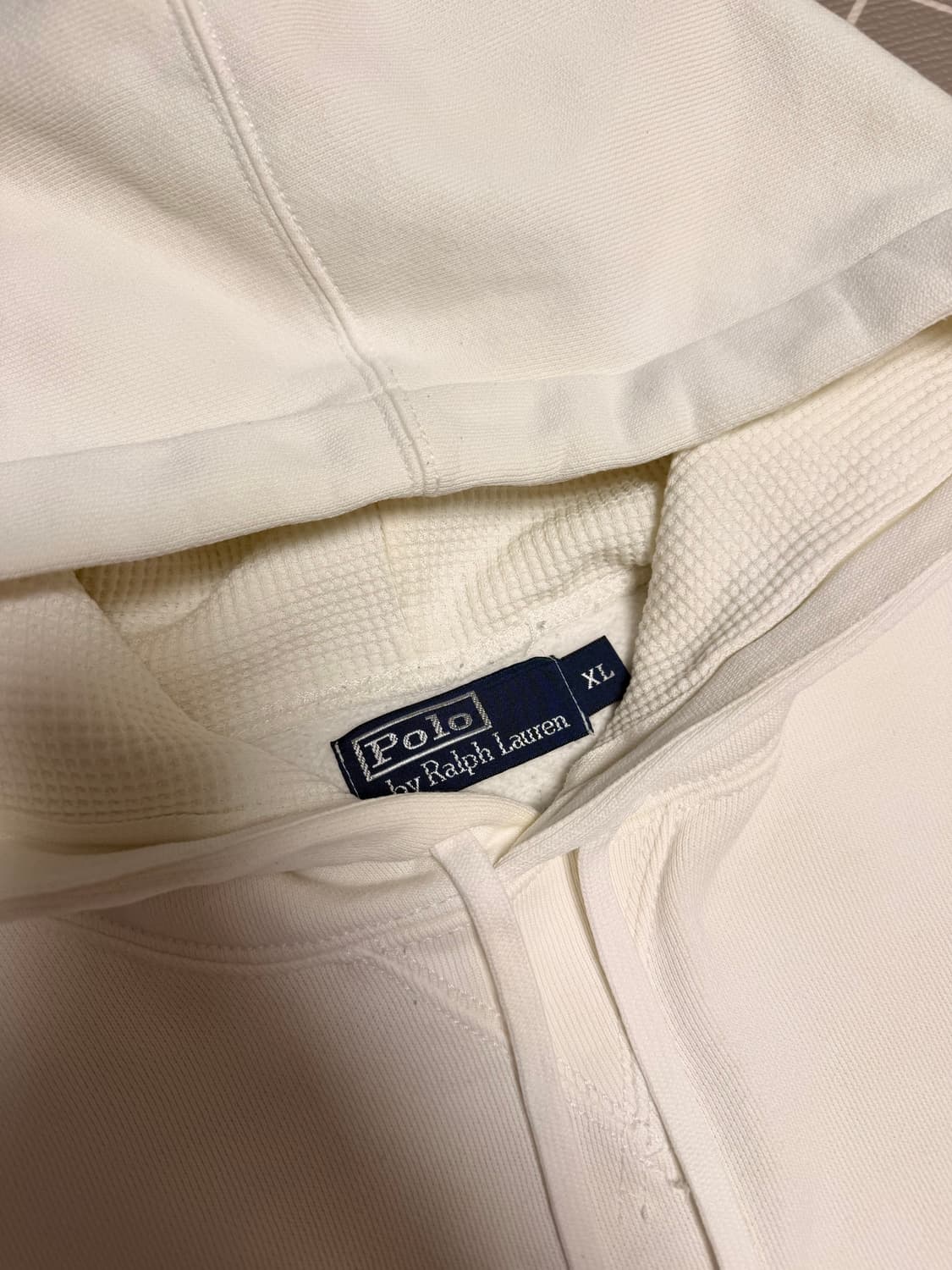 폴로 빅포니 후드티 화이트 상품이미지5