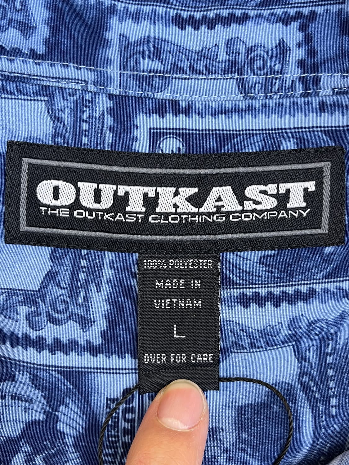 Outkast 블루 익스페디션 힙합 셔츠 상품이미지8
