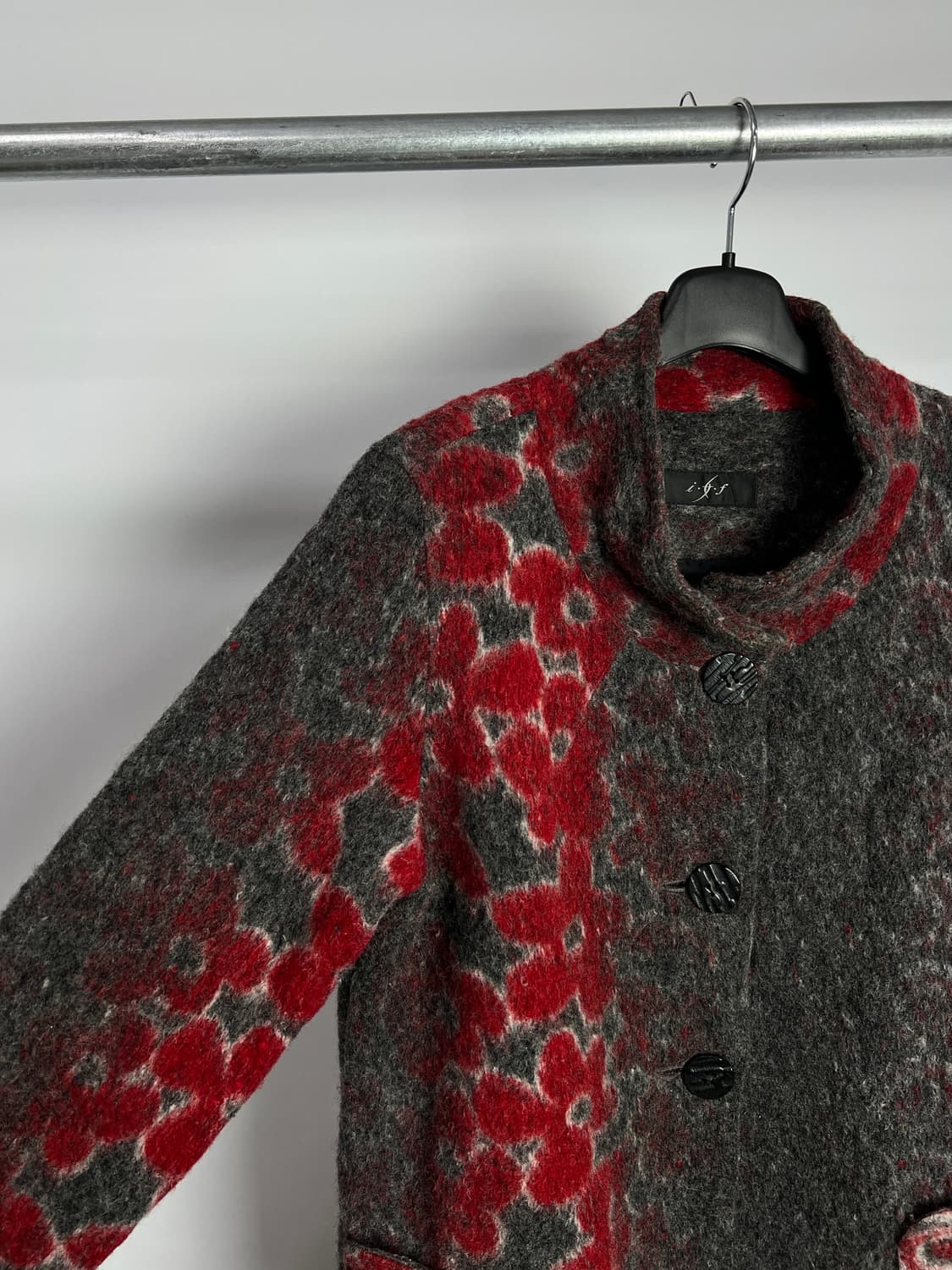 빈티지 패턴 울 자켓 상품이미지5