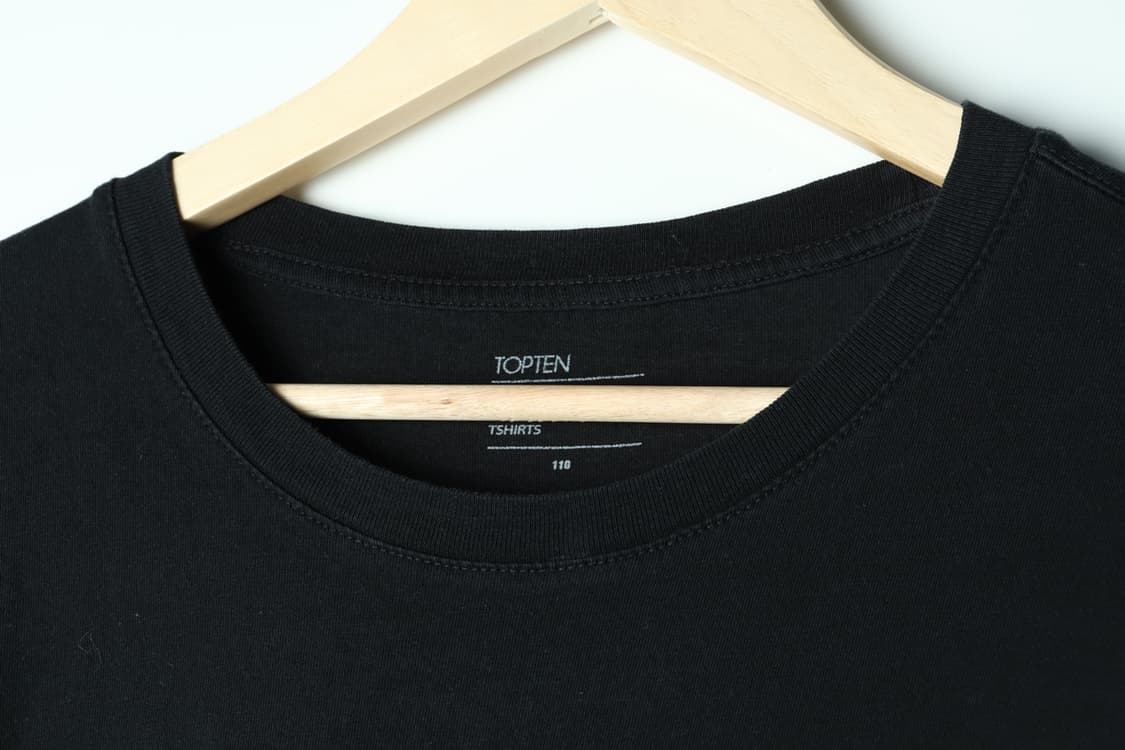 (2XL) 탑텐 반팔 티셔츠 빅사이즈 무지 블랙-H31866 상품이미지5