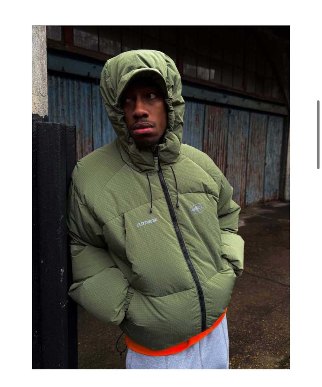 코르테이즈 후드 패딩 L 상품이미지4