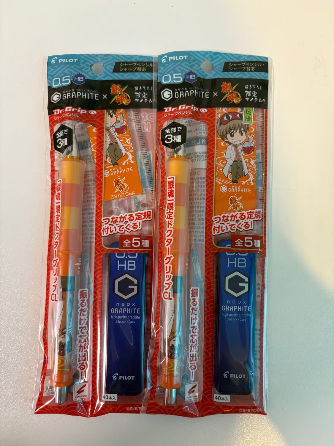 은혼 소고 닥터그립 샤프 긴토키 히지카타 피규어 인형 상품이미지1