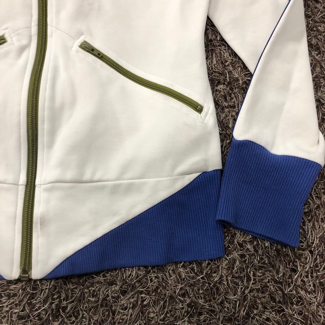 아디다스 흰파 파이어버드 화이트 져지 트랙 자켓 상품이미지3