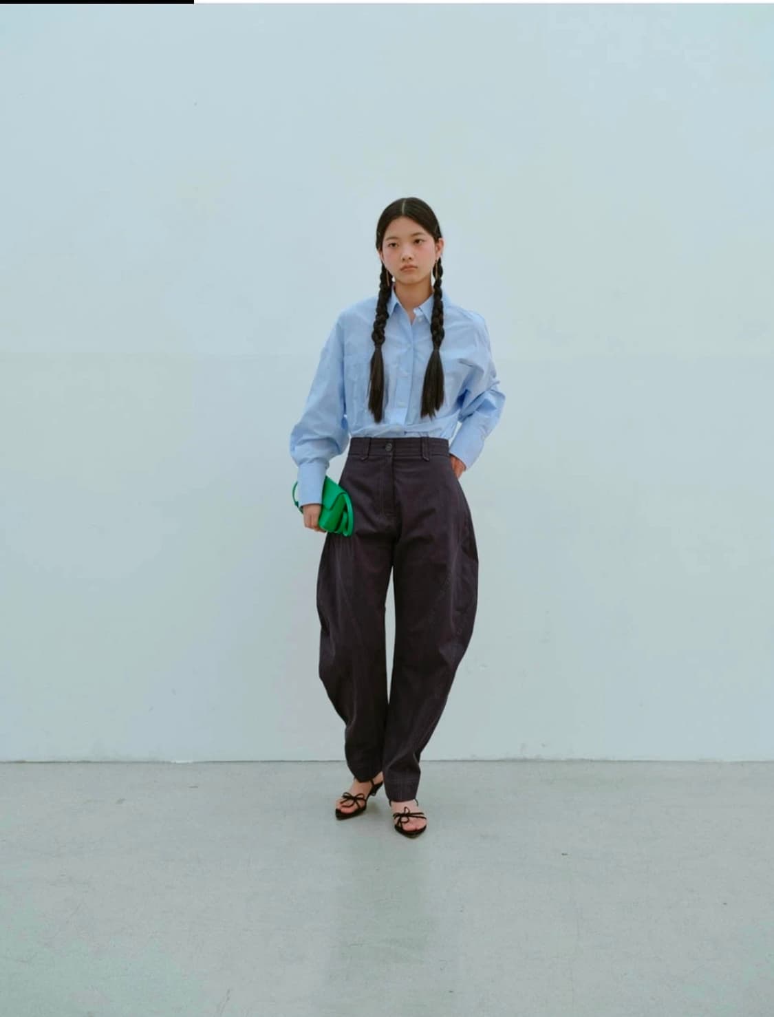 에토스 커브드 팬츠 네이비 S 상품이미지3