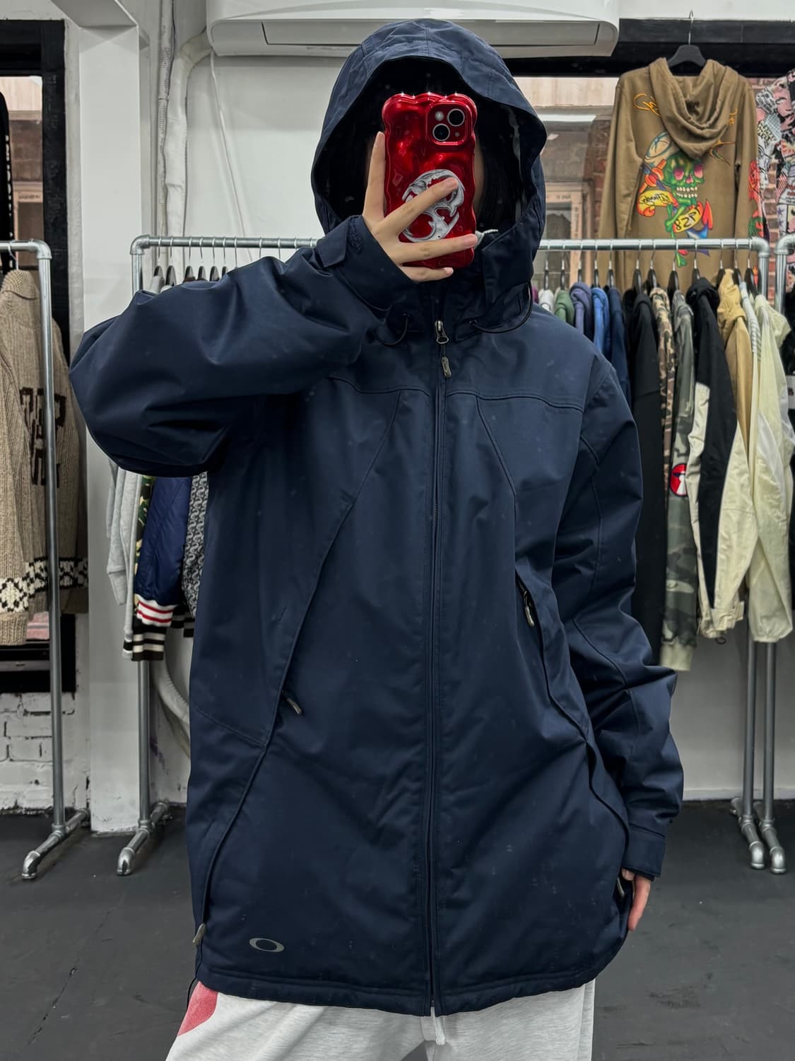 오클리 서클로고 바람막이 상품이미지1