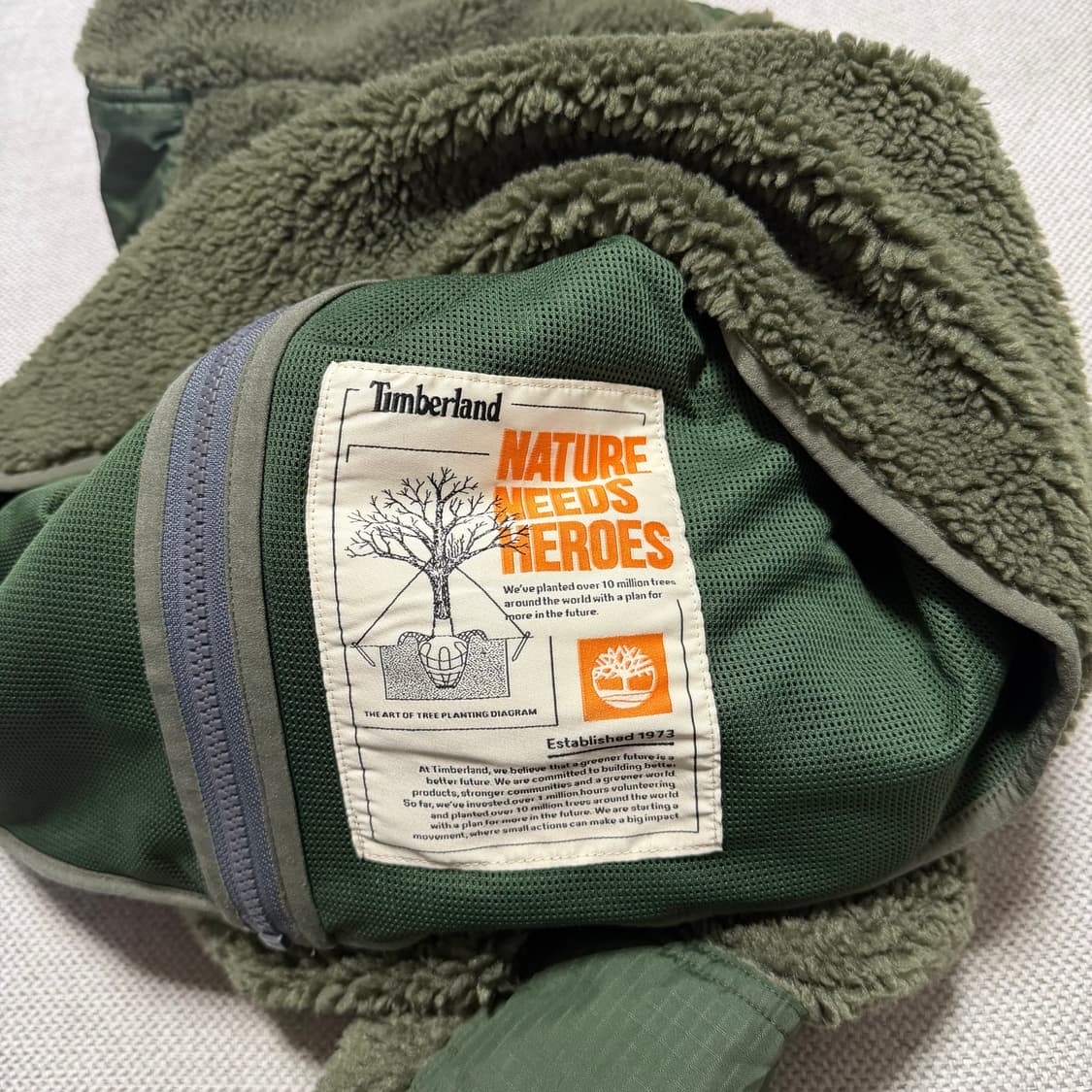 팀버랜드 플리스 후디 자켓 상품이미지3