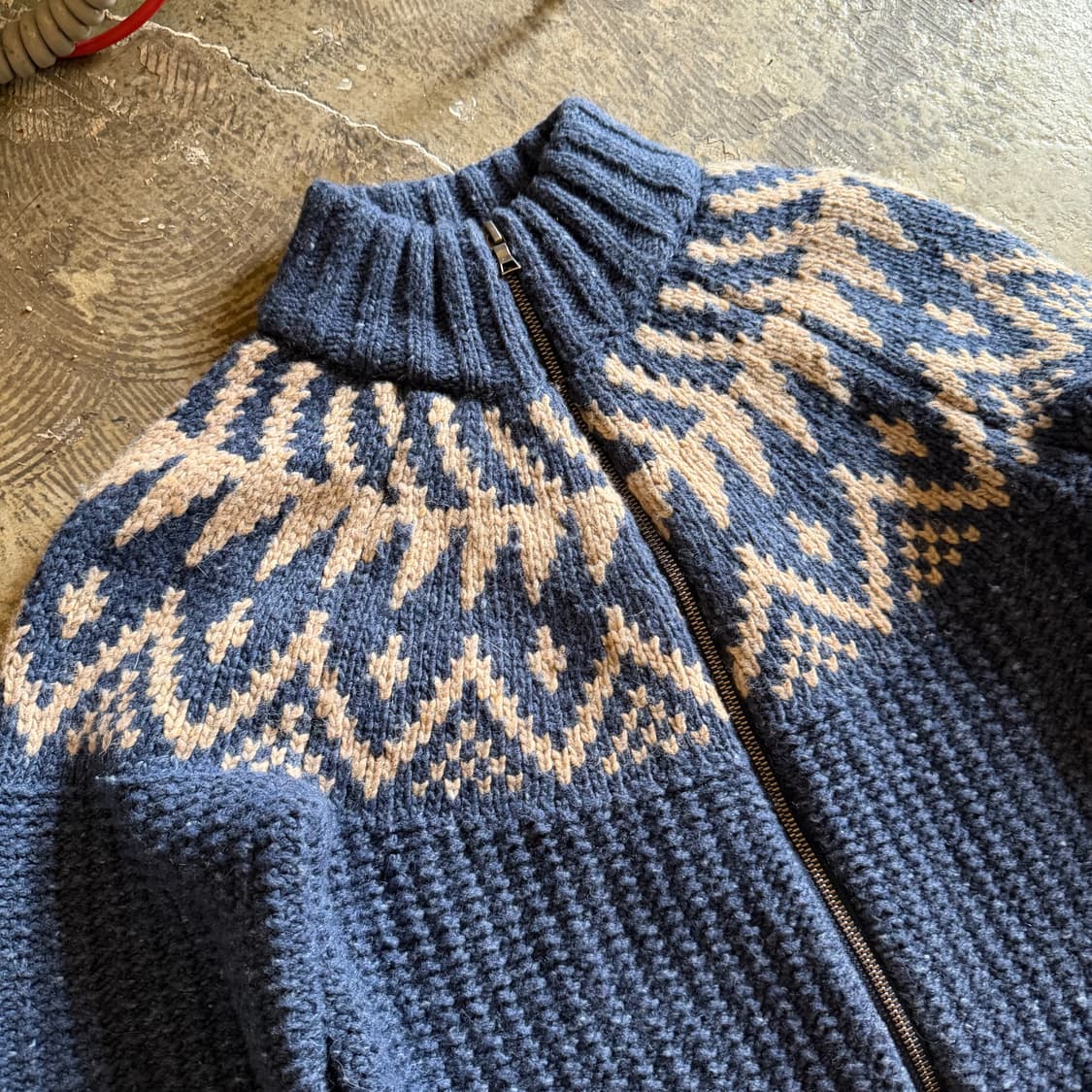 폴스미스 노르딕 집업 니트 상품이미지2