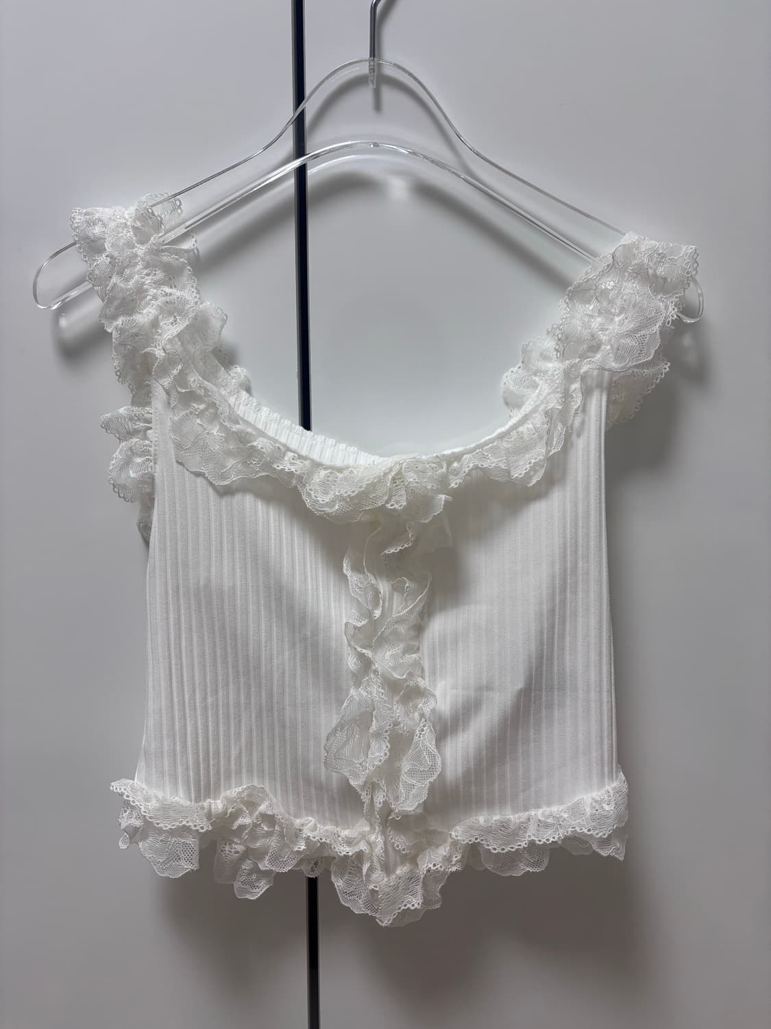 White lace tank top  상품이미지1