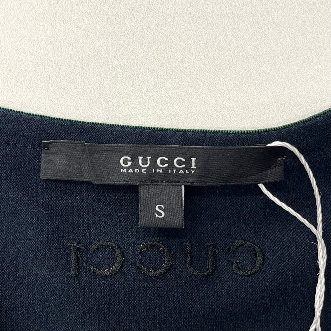 (중고)Gucci 구찌 삼선 블랙 리본 티셔츠 상품이미지6