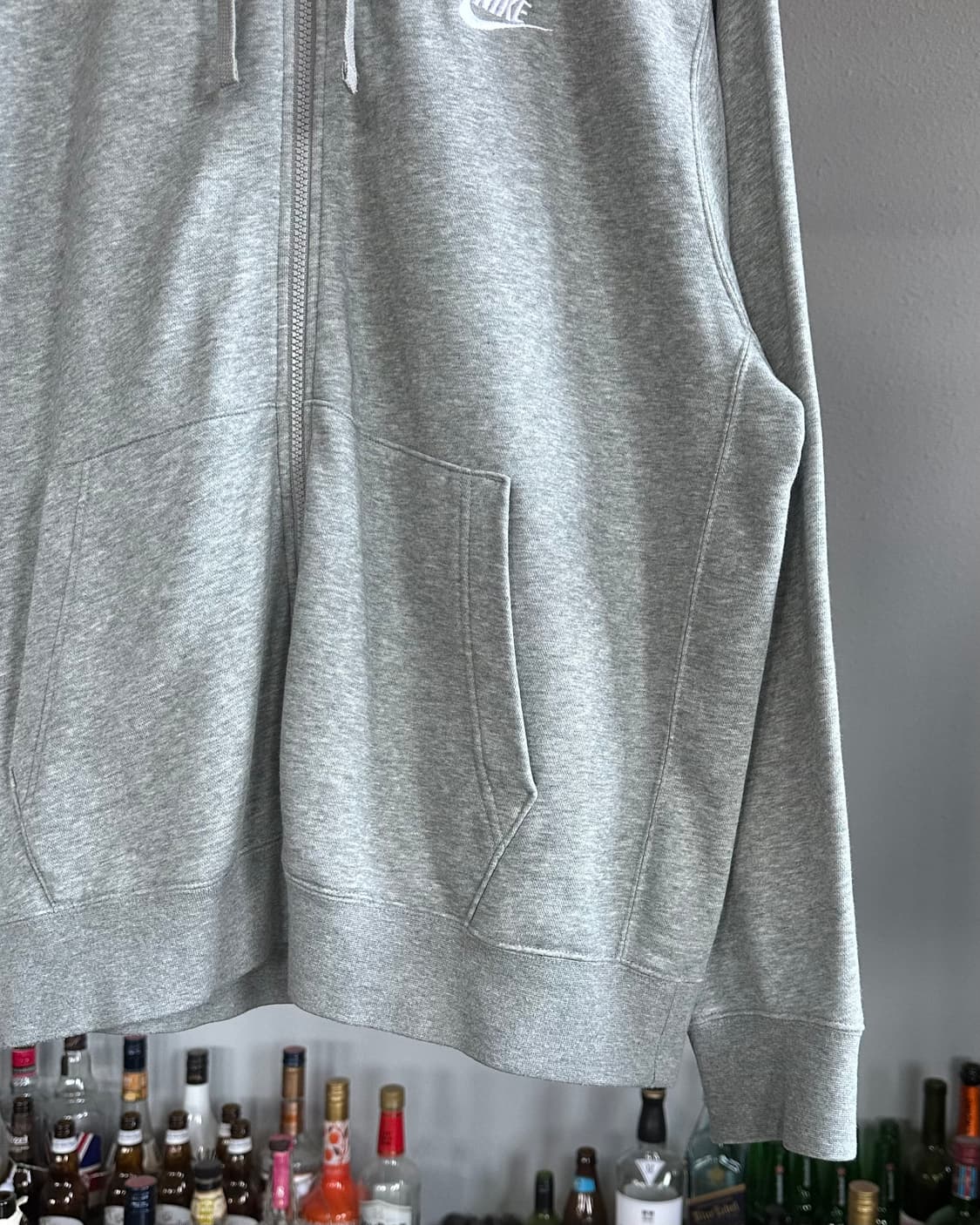 [XL]나이키 NIKE 그레이 후드집업 상품이미지5