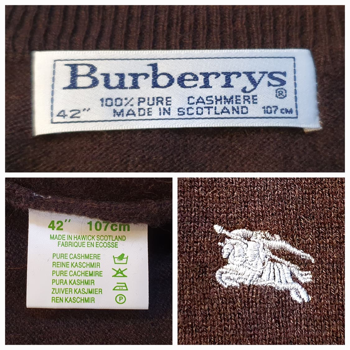 105.버버리 캐시미어 니트(공용) 상품이미지7