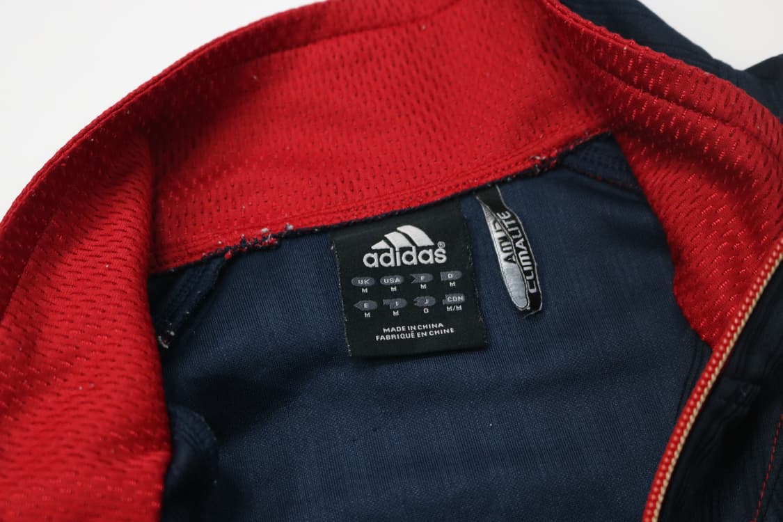 아디다스(Adidas) 프로페셔널 빈티지 네이비 골드 웜업 트랙탑 (M) 상품이미지5