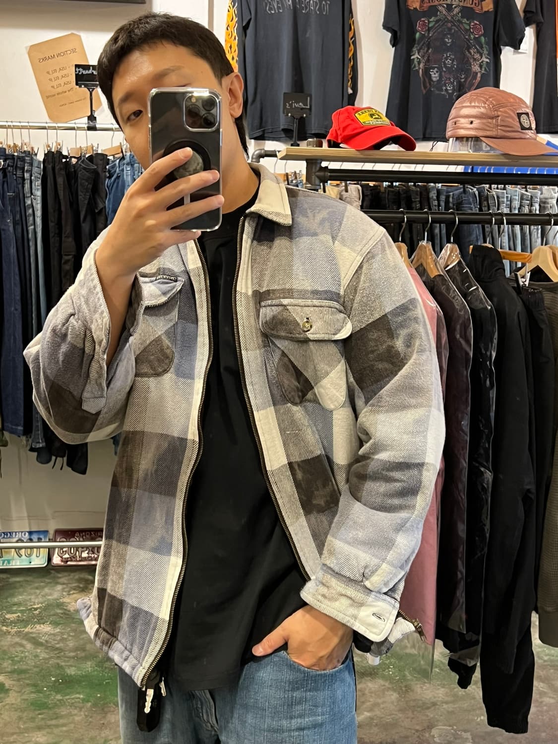 [L] 디키즈 퀼팅 플란넬 셔츠 자켓 상품이미지3