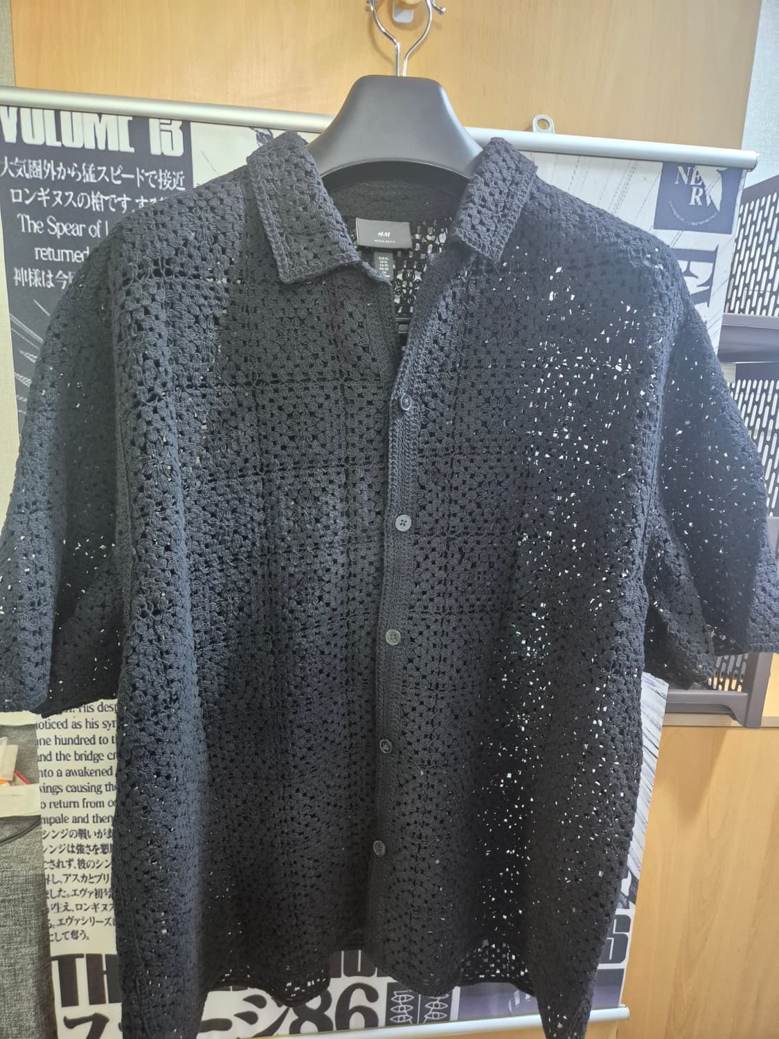 [H&M] 크로셰 반팔 셔츠 상품이미지2