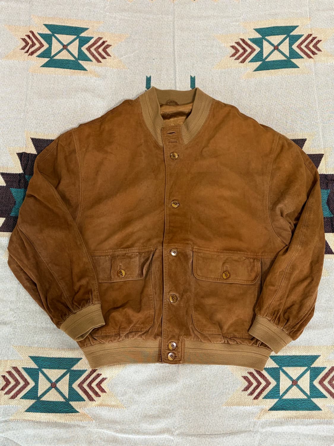 Suede A1 round blouson / 스웨이드 봄버 블루종 상품이미지1