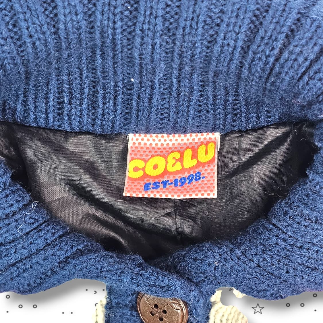 F CO & LU 코위찬 빈티지 팬지 가디건 상품이미지4