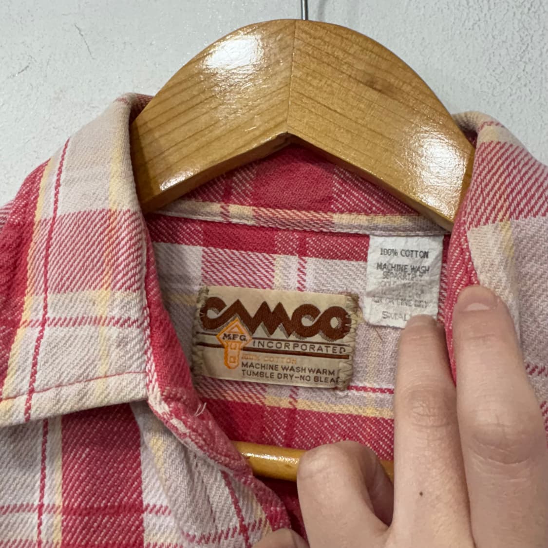 CAMCO 플란넬 체크 워크셔츠 상품이미지4