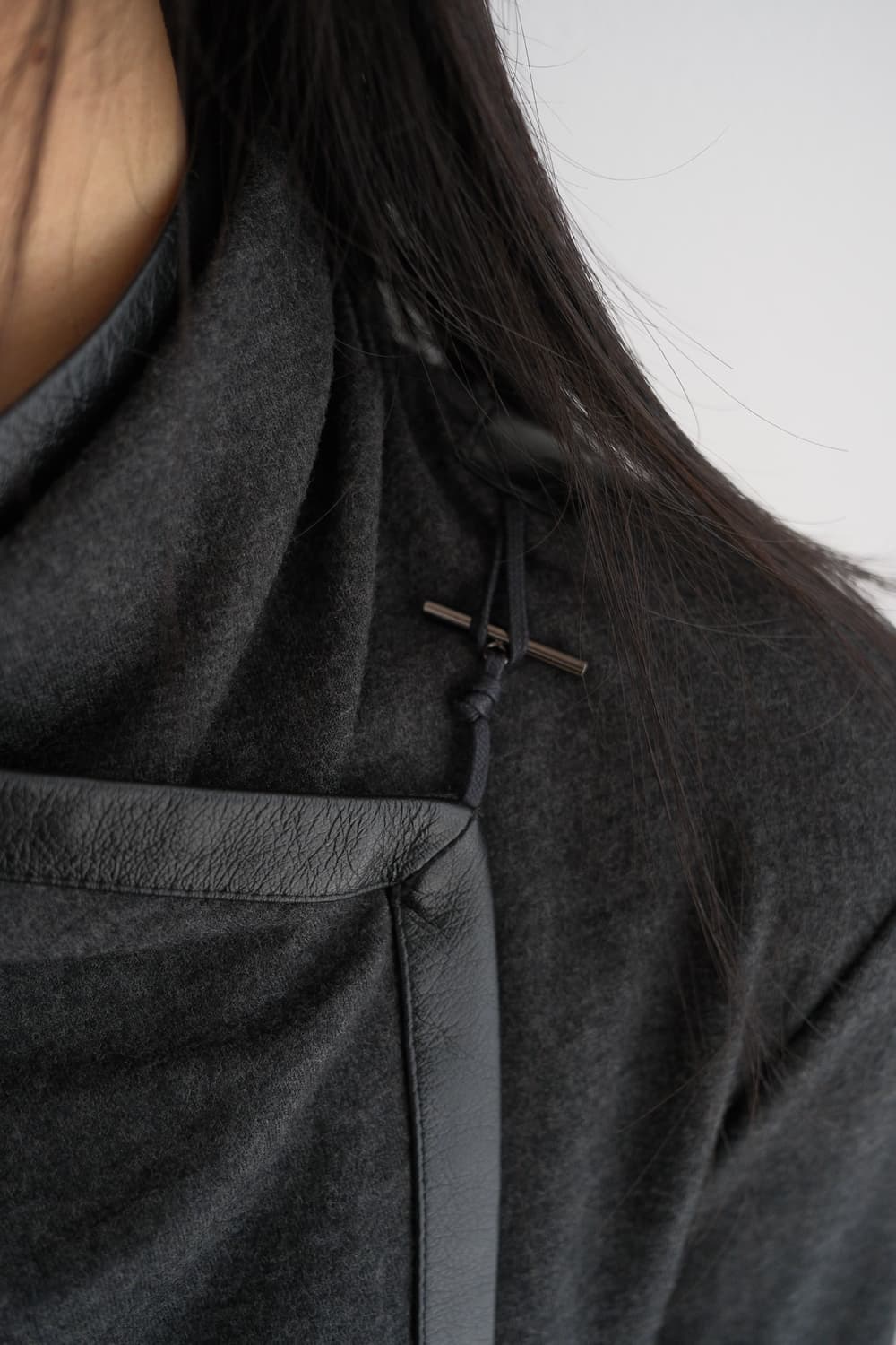 Sonar wool asymmetric cardigan 상품이미지3