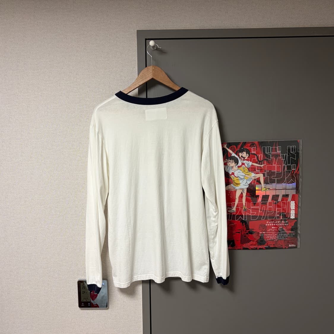 벌스데이수트 RINGER T-SHIRT L/S (OFF WHITE) 상품이미지3