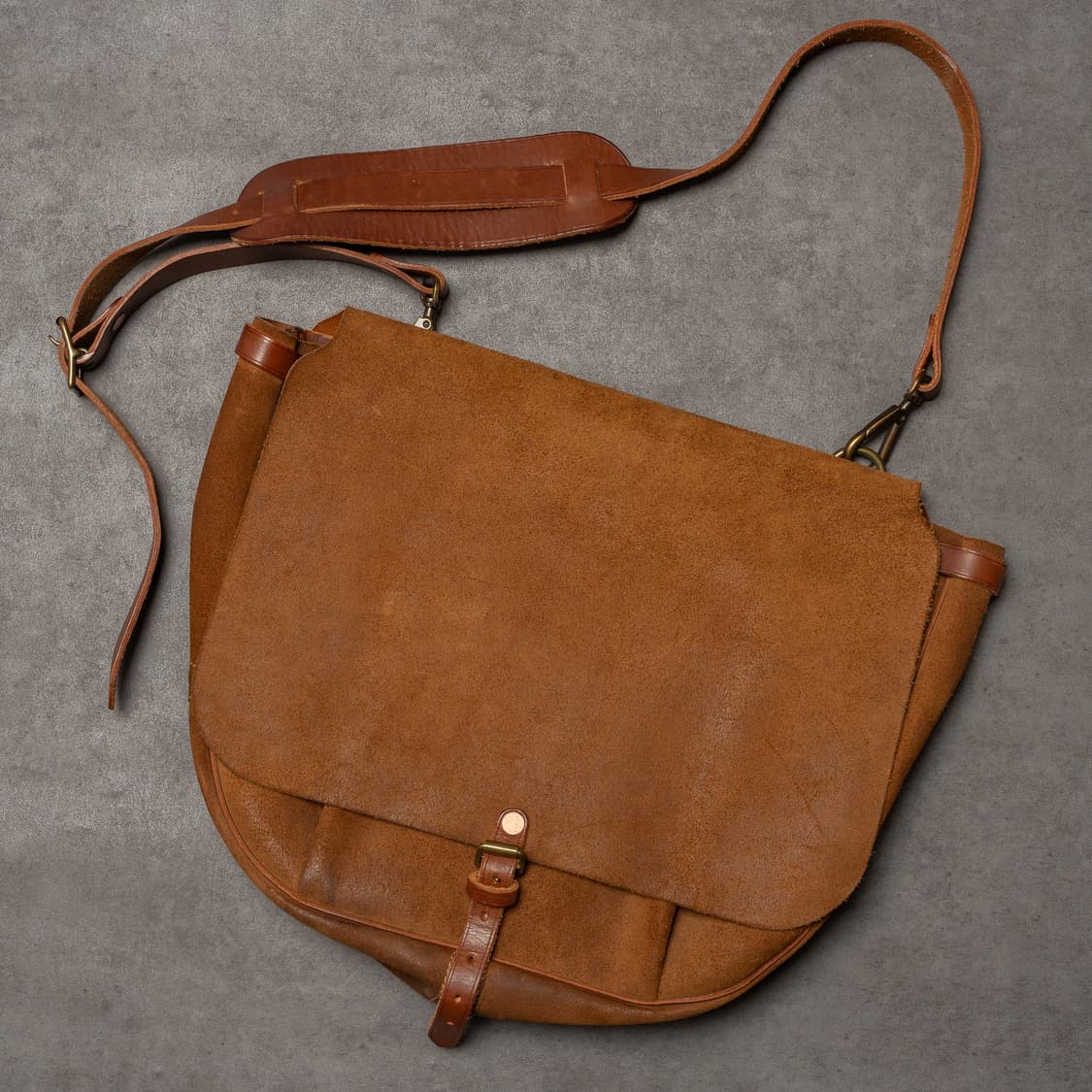 RRL 더블알엘 roughout leather mailbag 상품이미지1