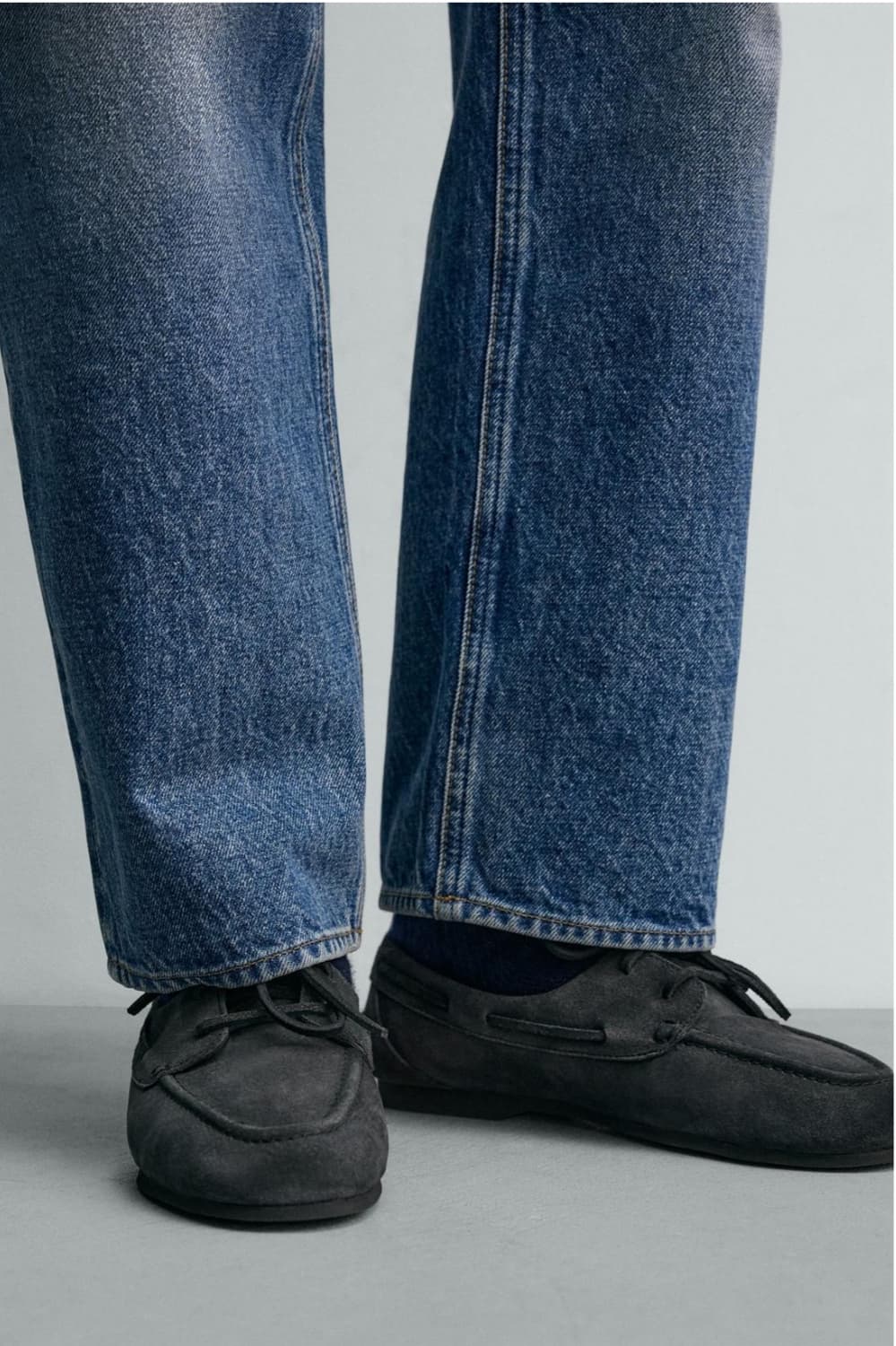 자라 x 아론리바인 레더데크슈즈 275사이즈 팝니다. 상품이미지2