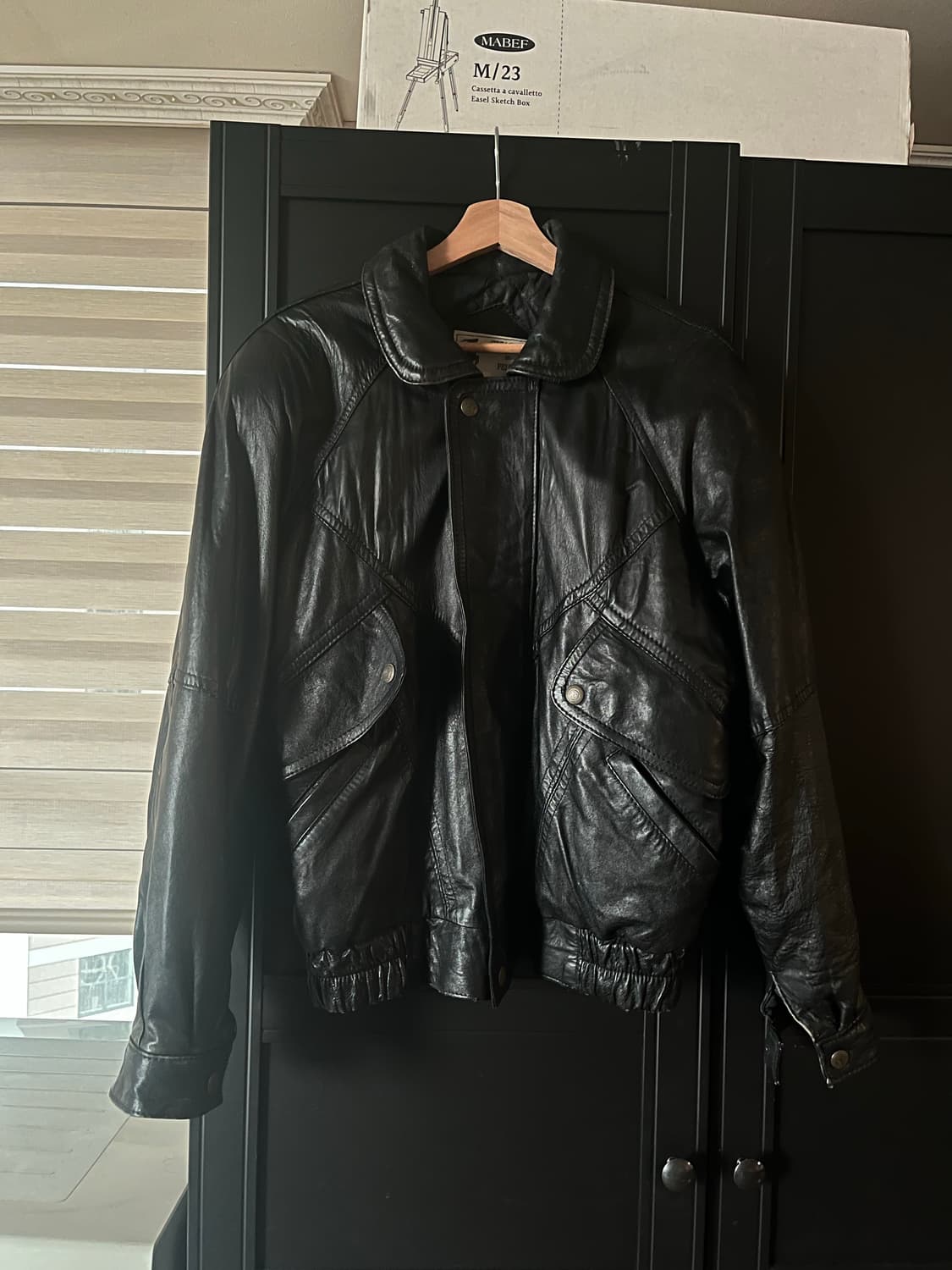 Vintage leather jacket 상품이미지1