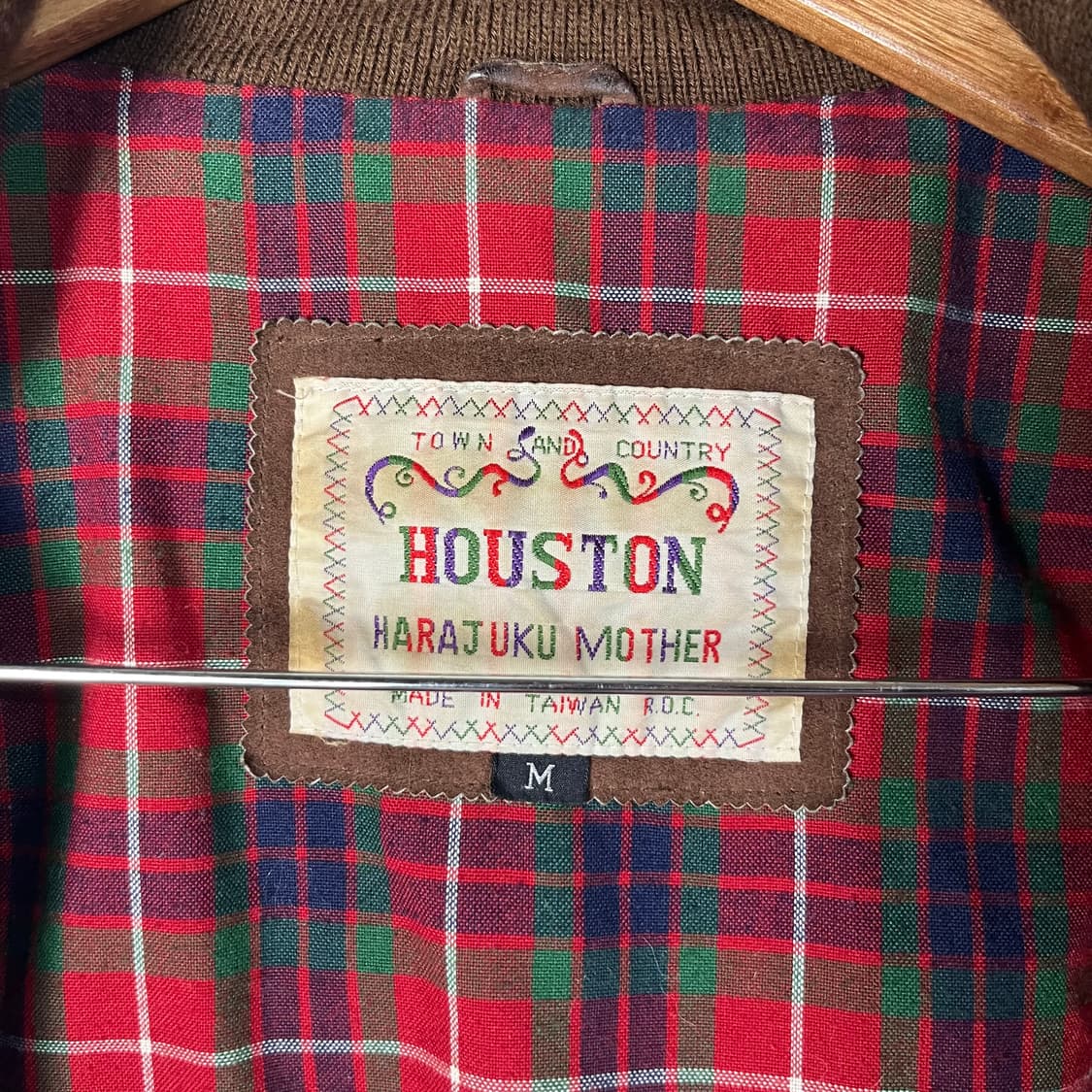 [HOUSTON] 90s 휴스턴 하라주쿠 레더 해링턴자켓 상품이미지6