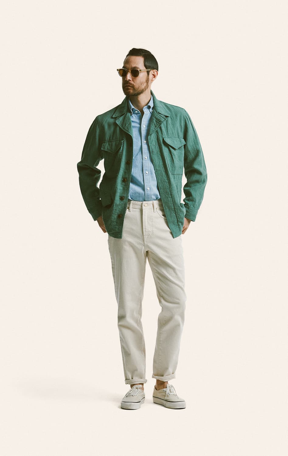 바스통 702 에크루 데님 상품이미지2