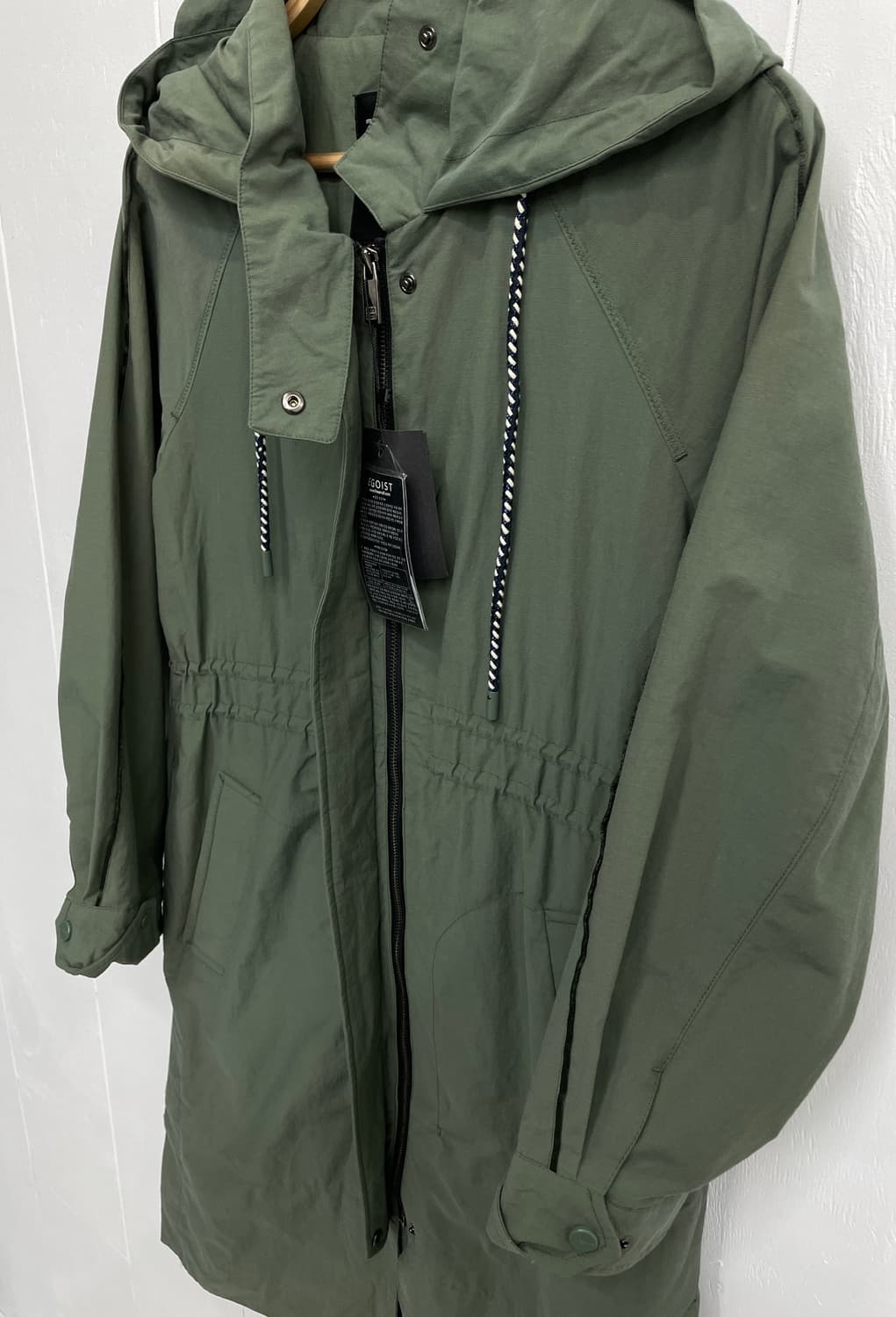 에고이스트(EGOIST) 후드 스트링 롱 야상 점퍼 상품이미지5