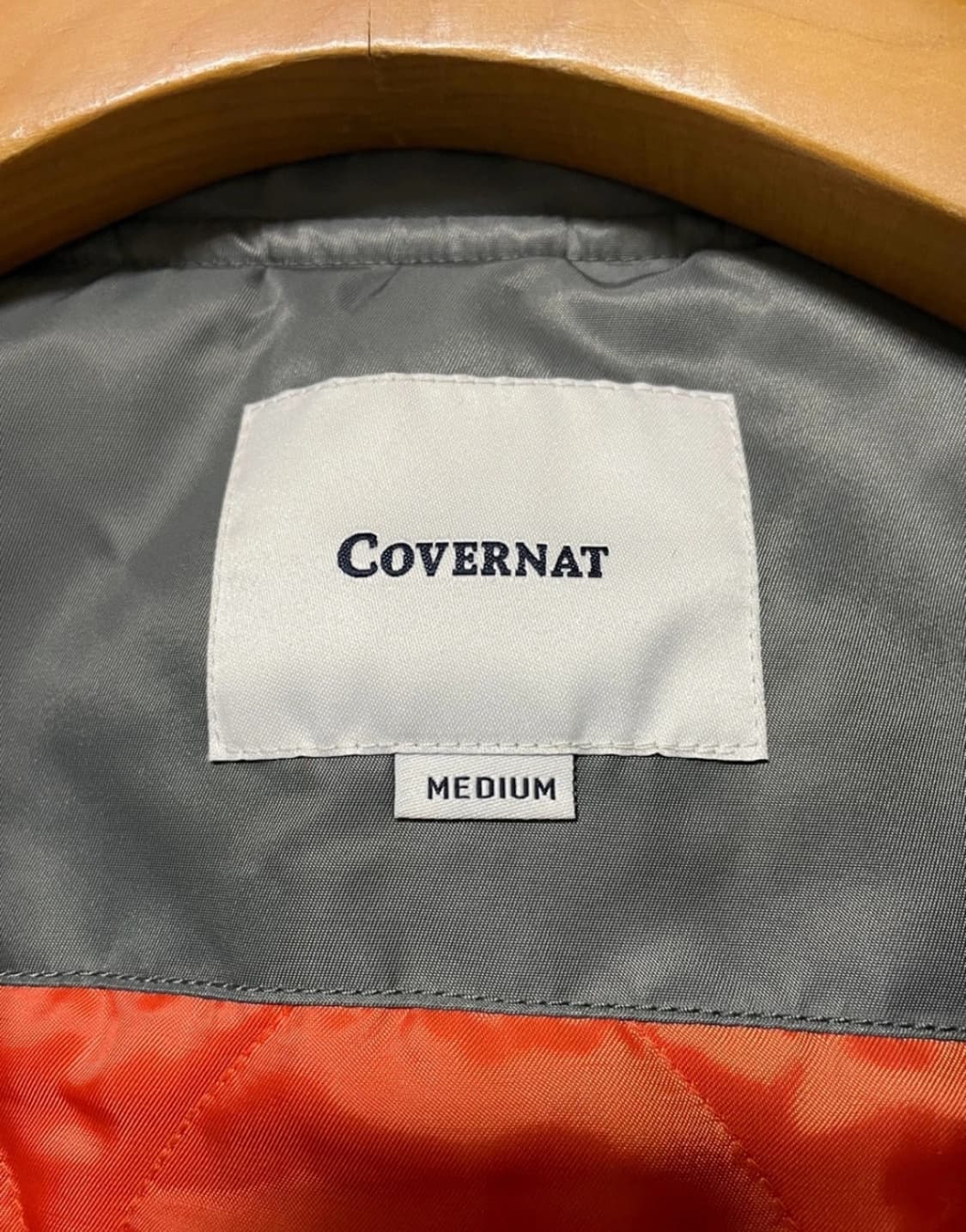 커버낫 C 로고 카라 MA-1 자켓 세이지 그레이(M) 상품이미지3