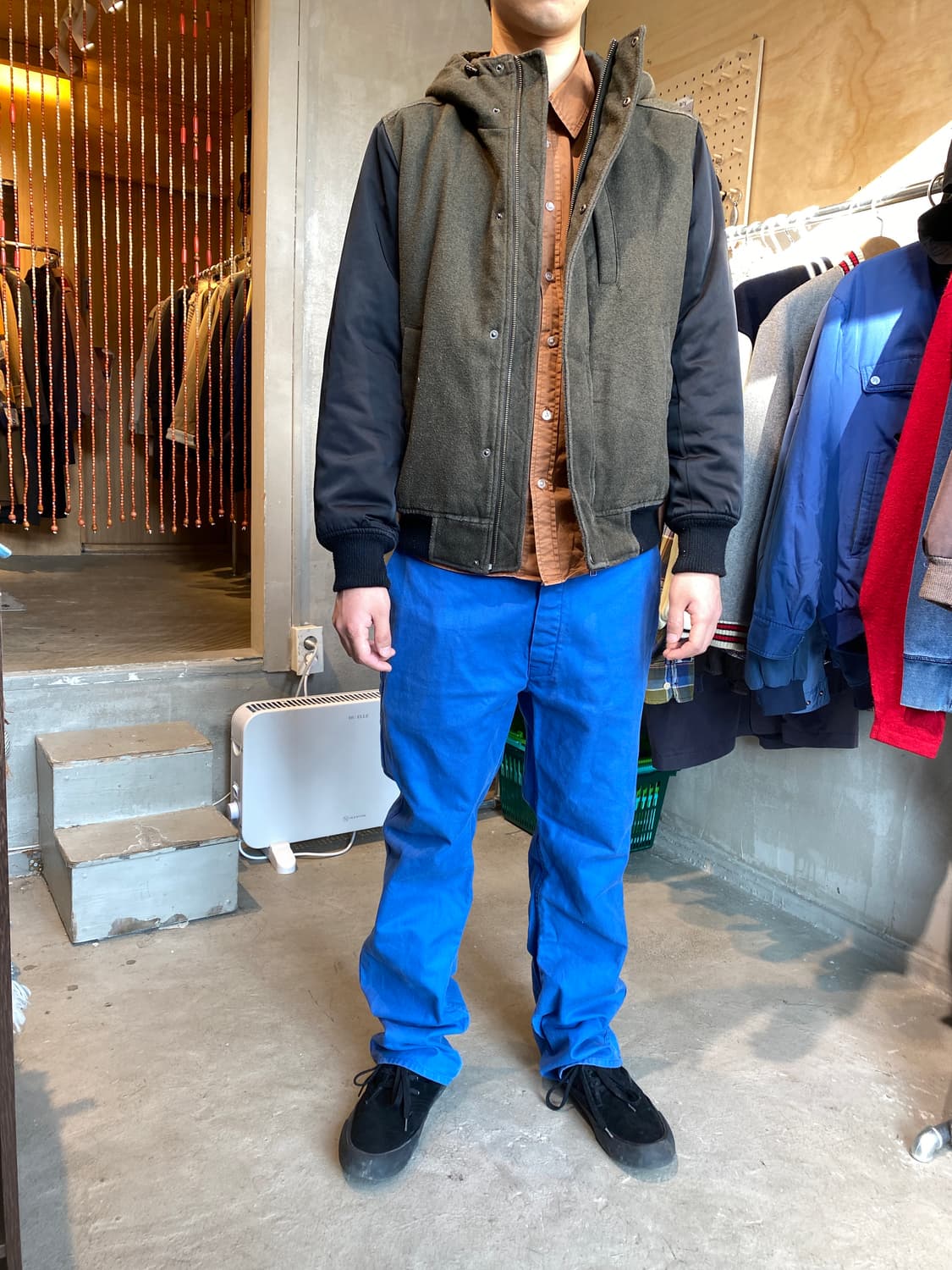 A.V.V 울 나일론믹스 해체주의 자켓 상품이미지2