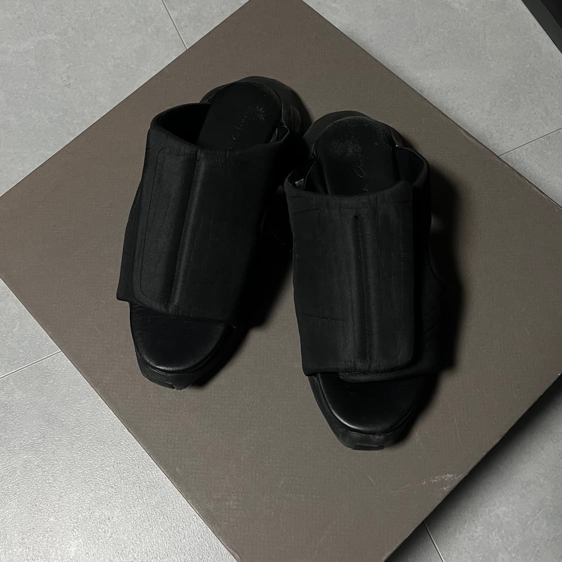 Rickowens X Adidas paded Clog sandals 상품이미지3
