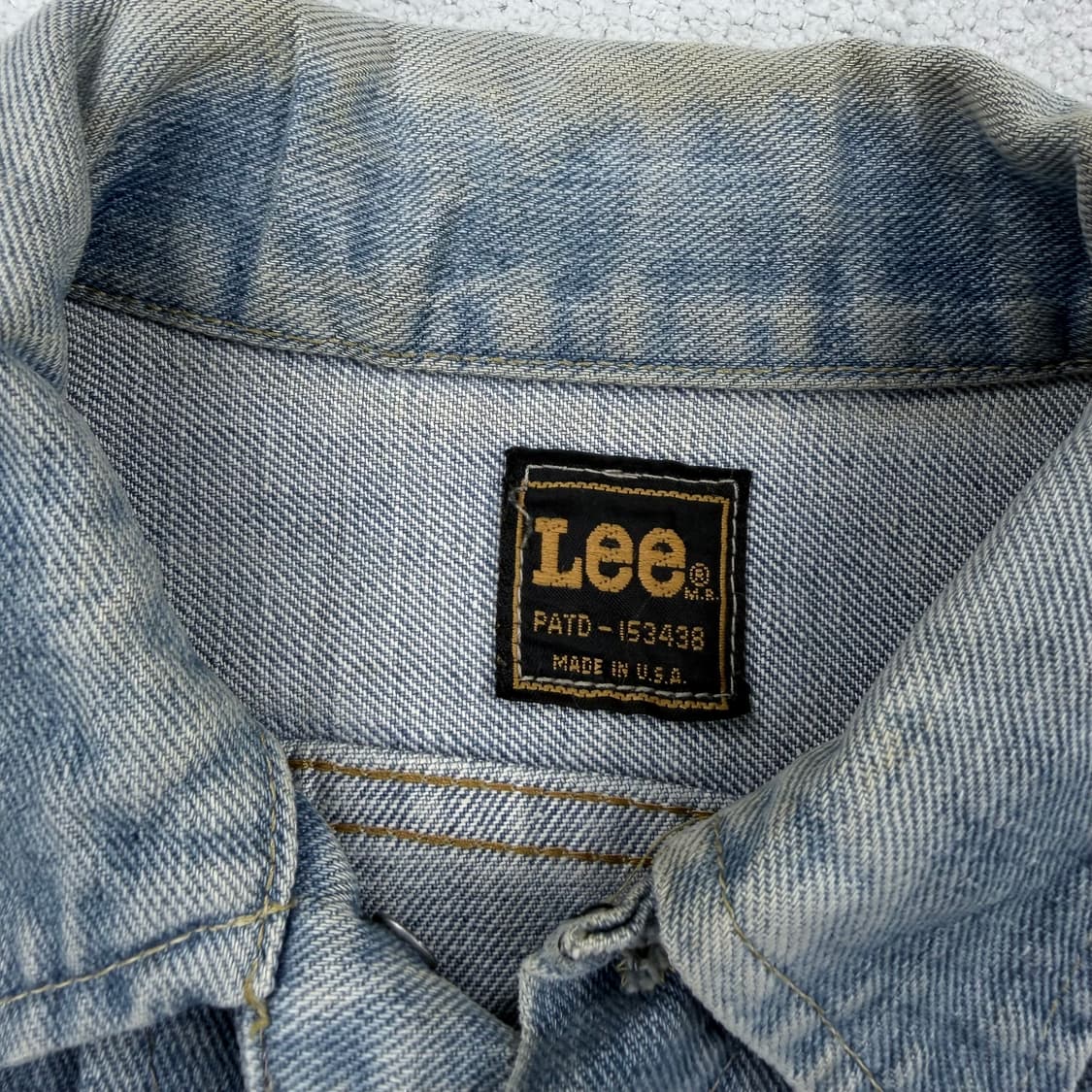 70s lee 101-j 데님 자켓 상품이미지5