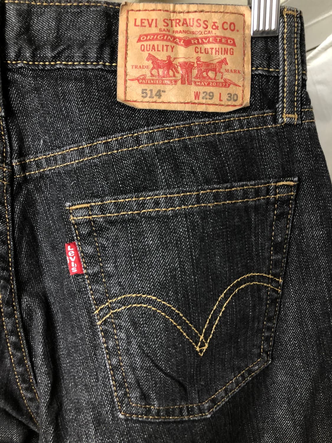 Levi's 514™ / Straight Raw Denim Pants 상품이미지8