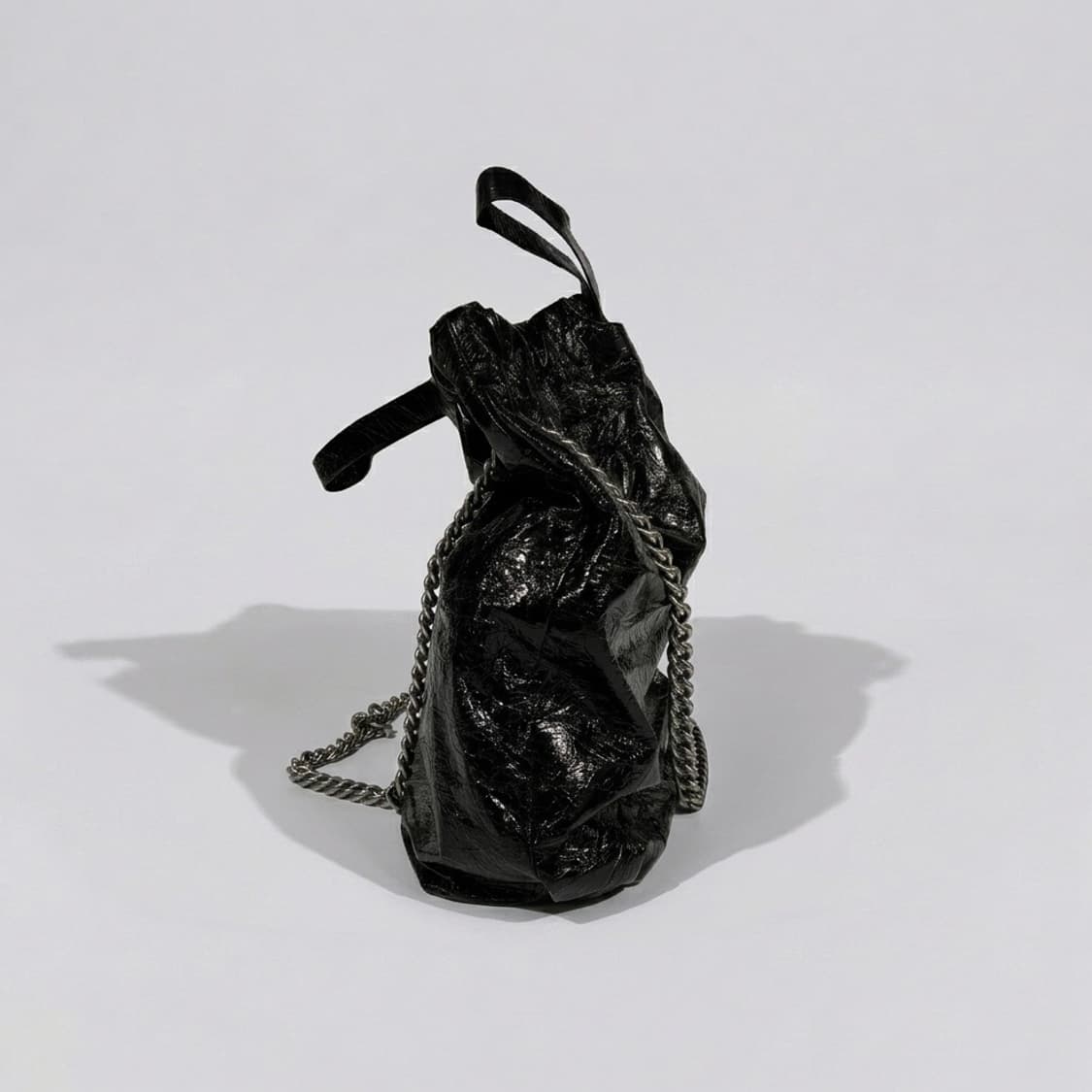 발렌시아가 크러쉬 미디움 토트백 숄더백 블랙 상품이미지3