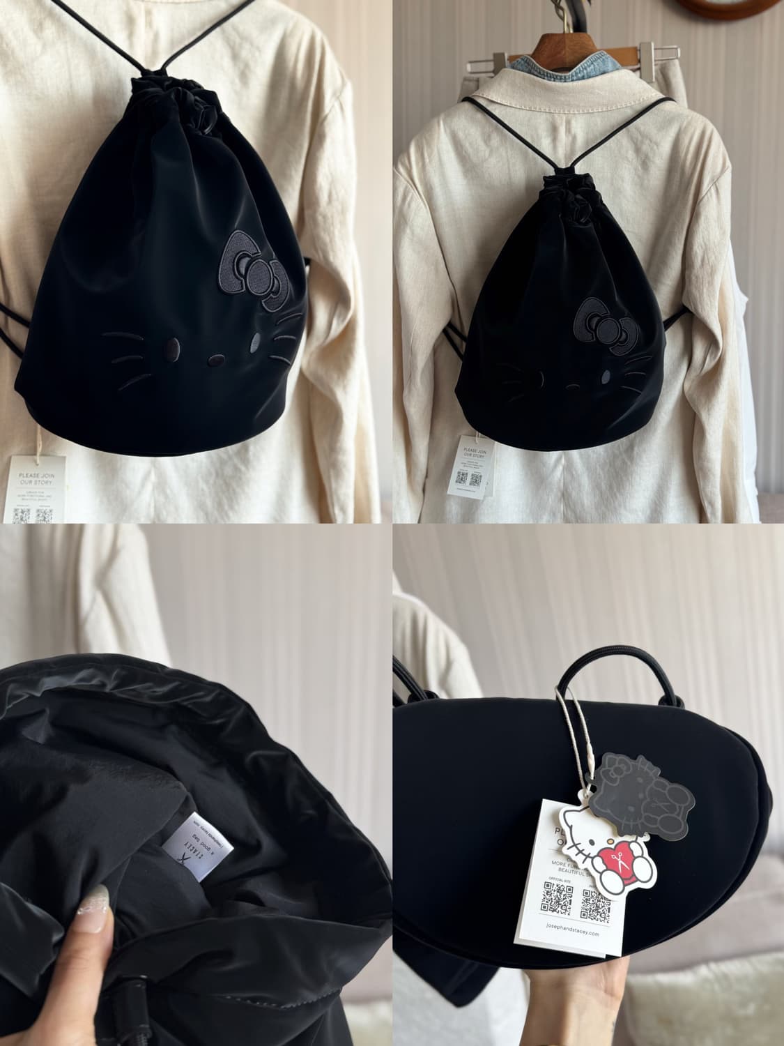 헬로키티 조셉앤스테이시 헤이즈스트링 백팩 상품이미지8