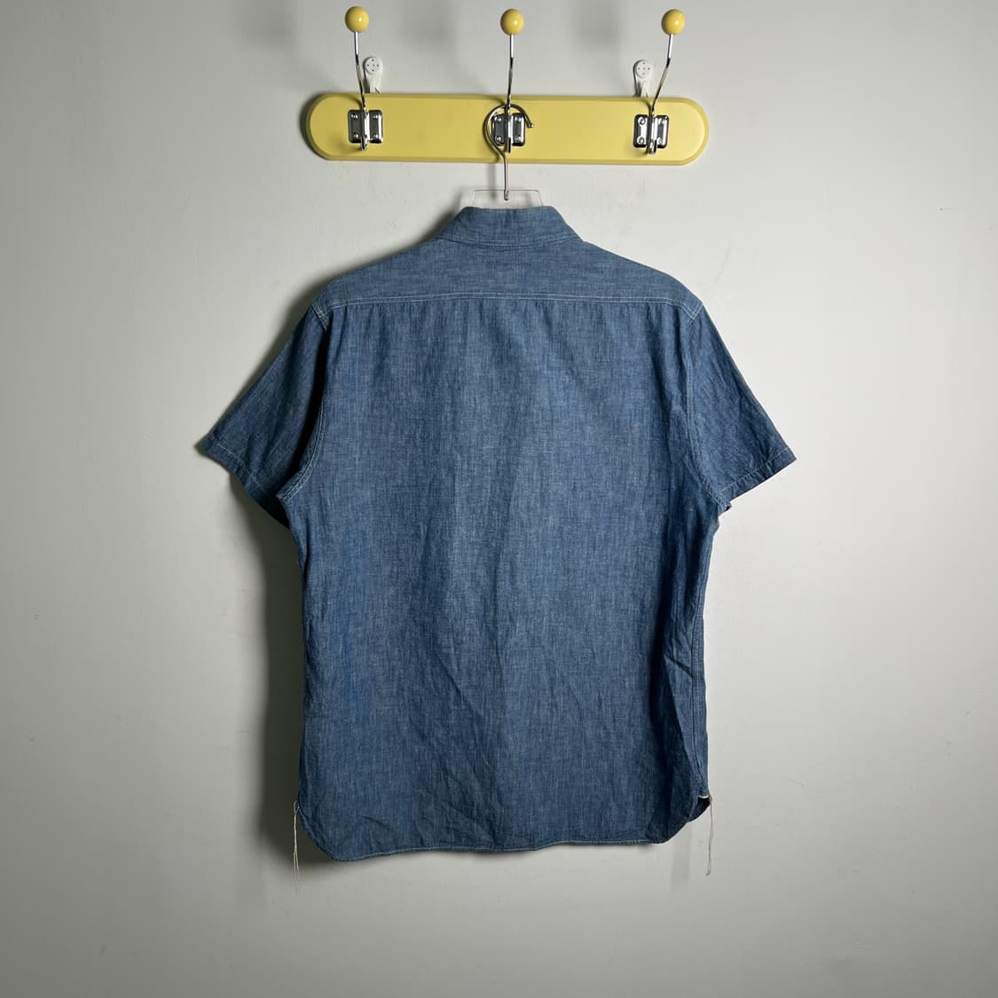 버즈 릭슨 샴브레이 데님 반팔 워크 셔츠 M 상품이미지3