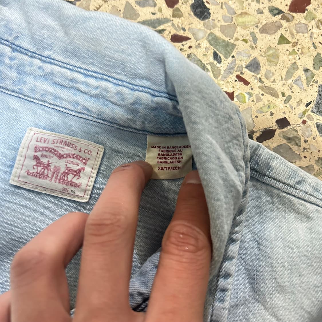 리바이스(Levis)데님 셔츠 상품이미지5