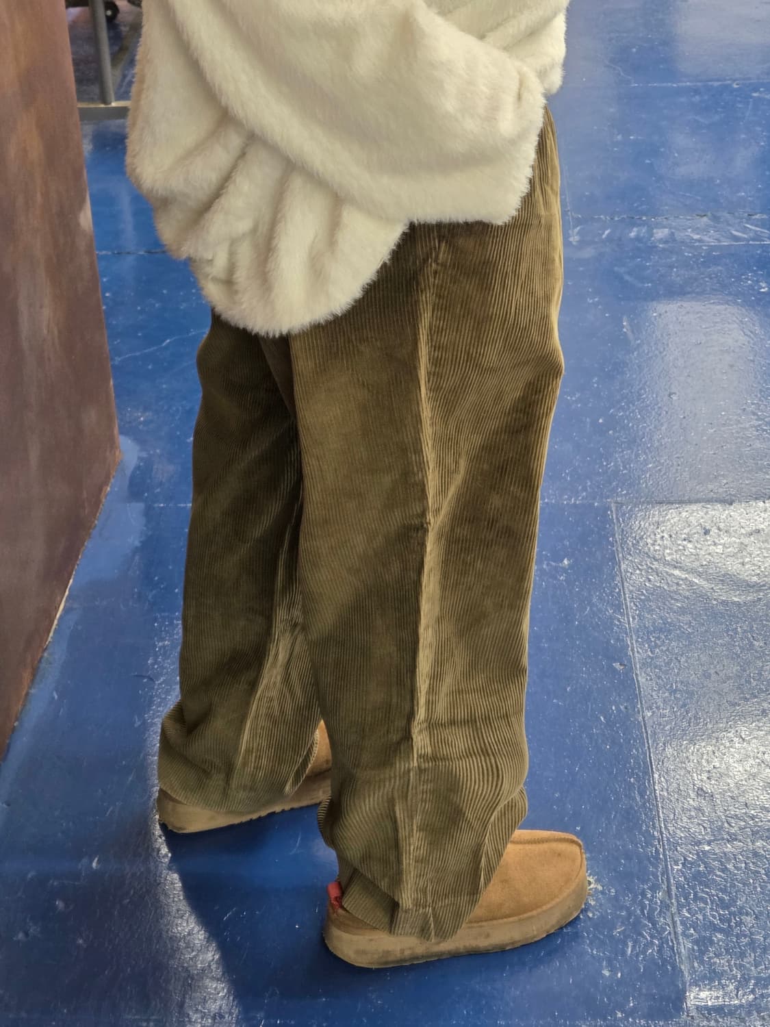 1990s L.L bean 엘엘빈 코듀로이 핀턱 팬츠 상품이미지1