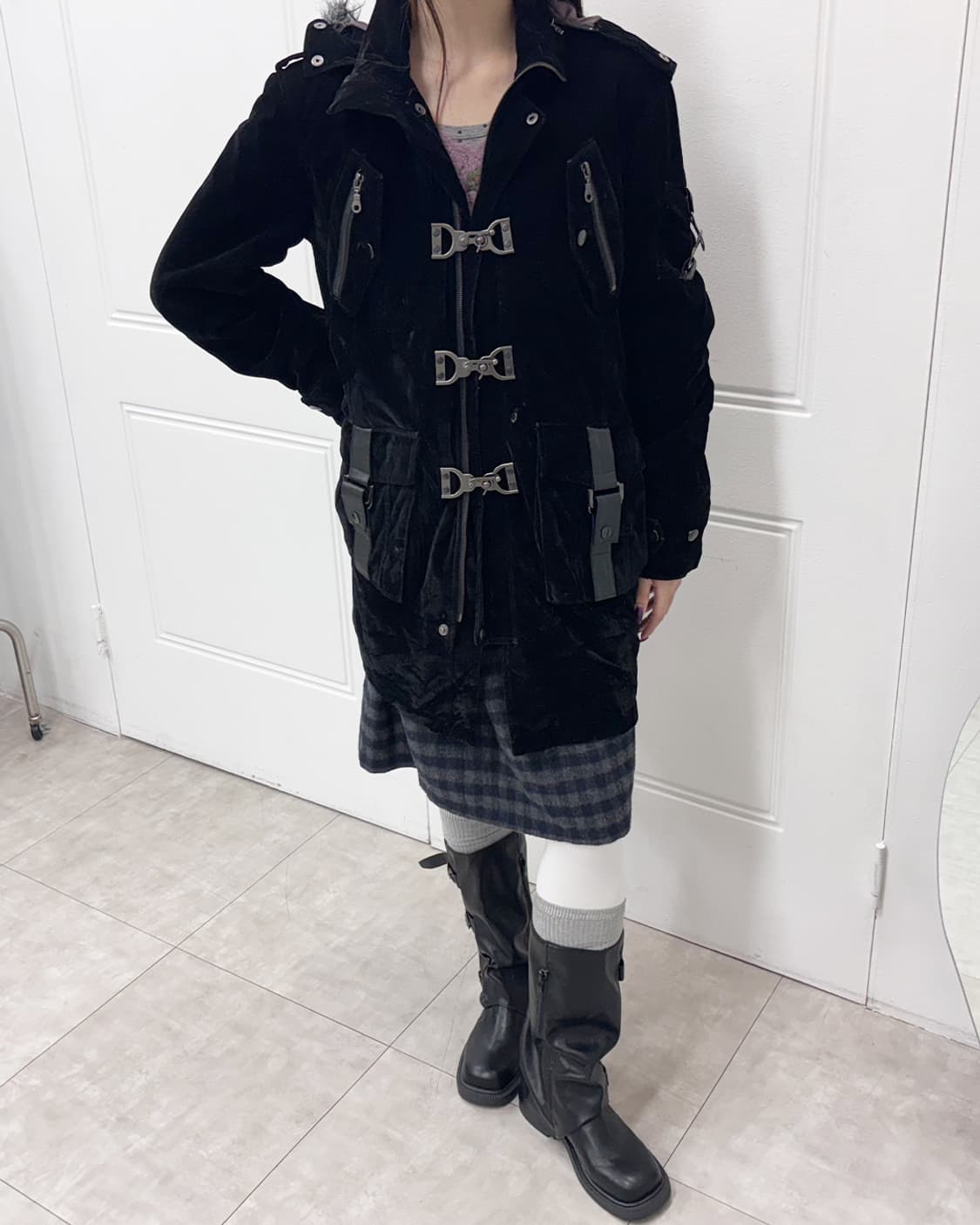 AUTHENTIC goth detail unique jumper 상품이미지7