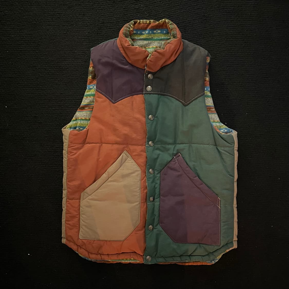 리버시블 빈티지 베스트 상품이미지2