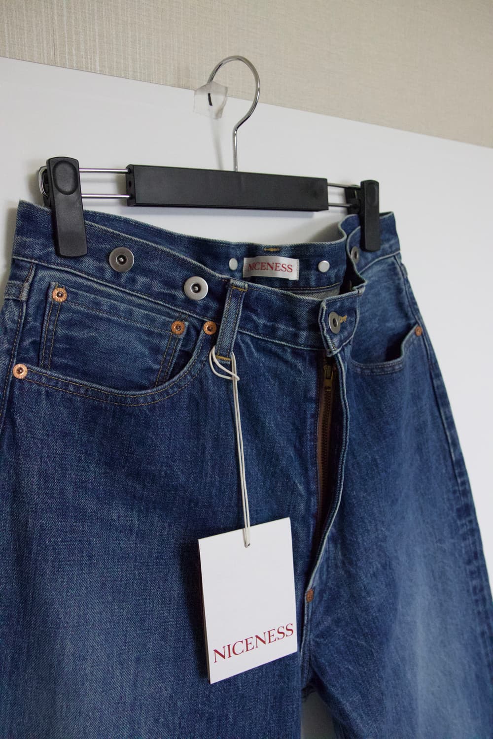 (새상품)나이스네스 d.doug 데님 인디고 M사이즈 상품이미지2
