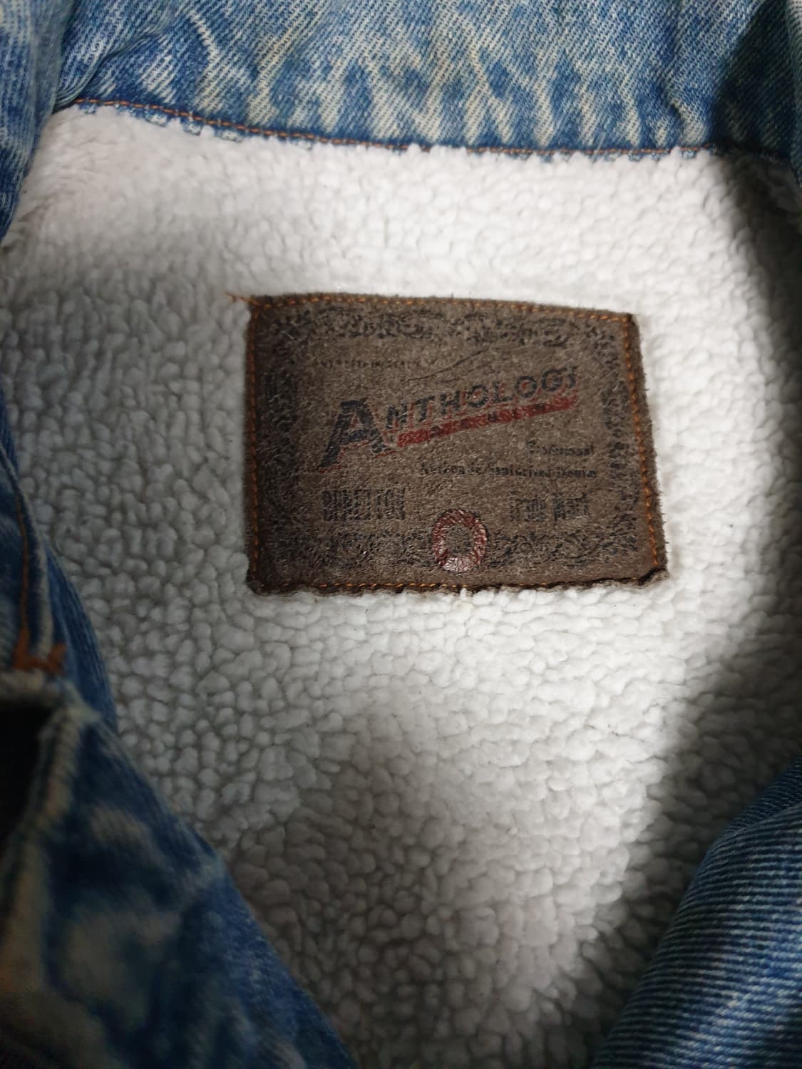 베네통 재팬 ANTHOLOGY 안감양털 데님자켓 (F) 상품이미지4