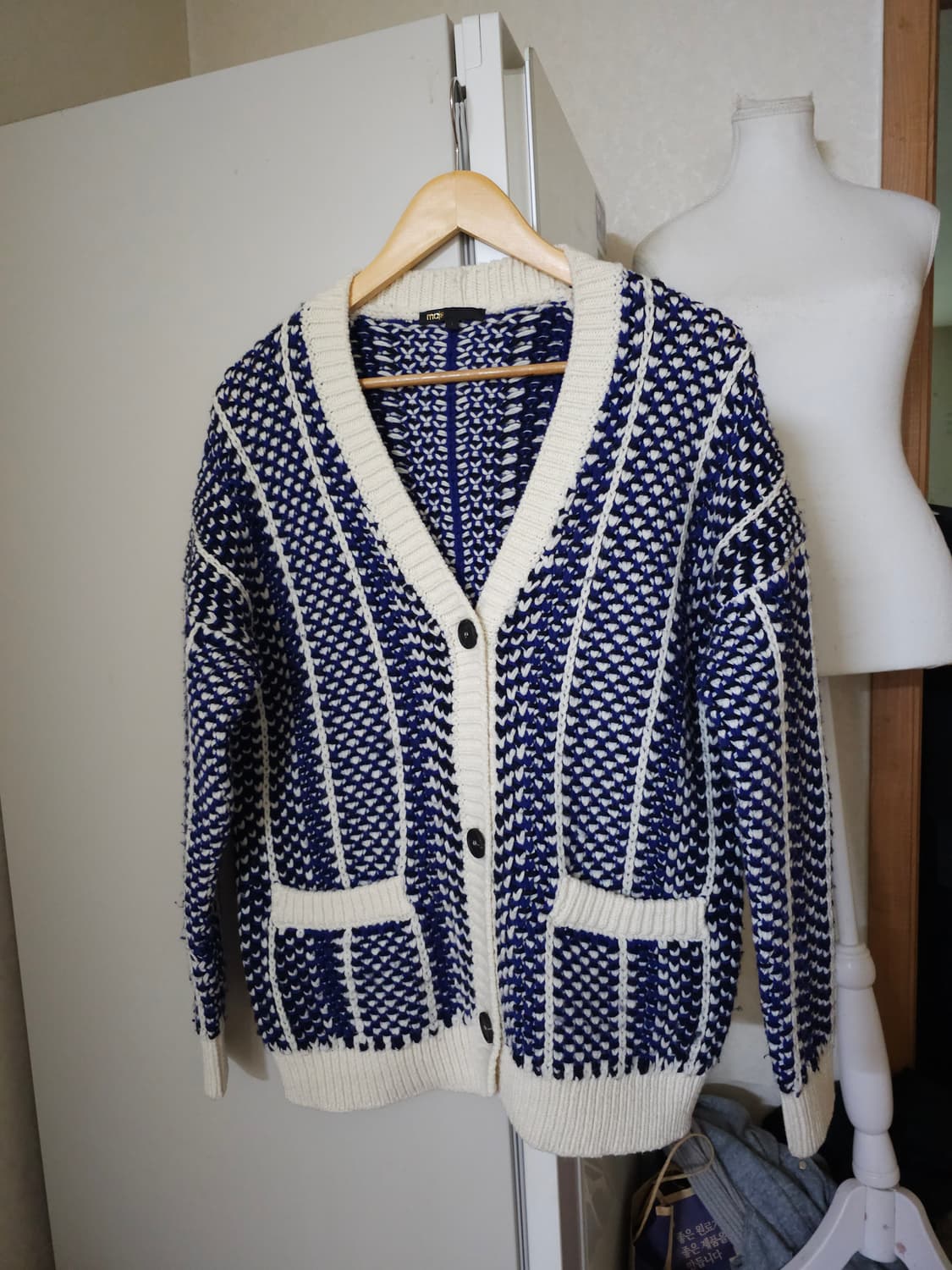 마쥬 울 니트가디건 상품이미지3