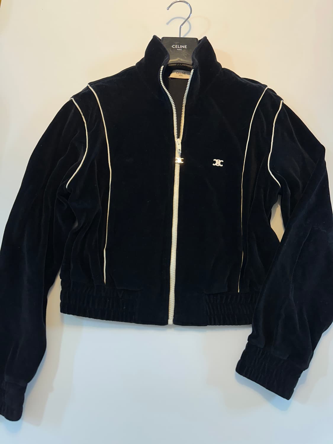 셀린느 트리오페 벨벳집업(S) 상품이미지2