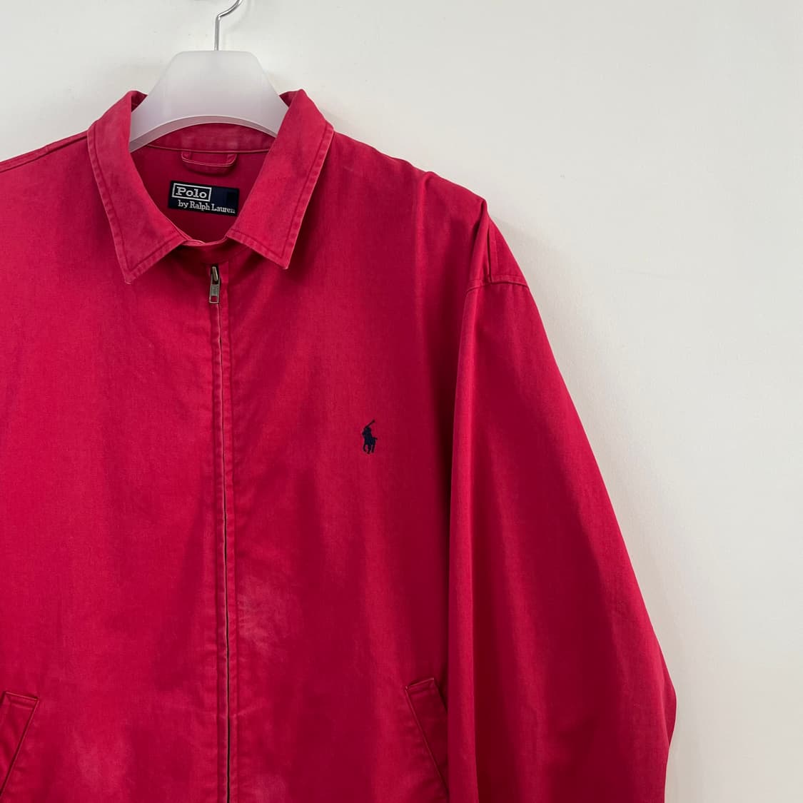 폴로 랄프로렌 90s 딥레드 스윙톱 블루종 자켓 상품이미지4