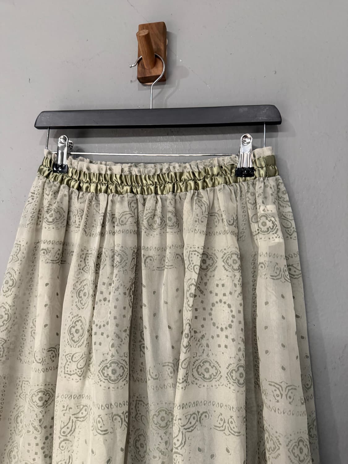 paisley pattern layered skirt  상품이미지5