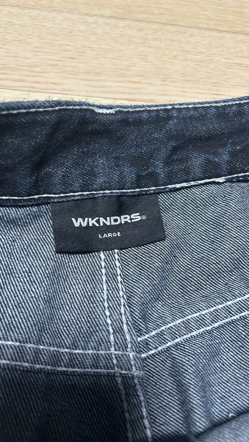 위켄더스 드워프 백프린팅 데님L 상품이미지4