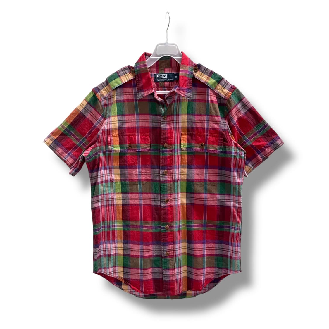 [M] 폴로 마드라스 체크 반팔셔츠 상품이미지3