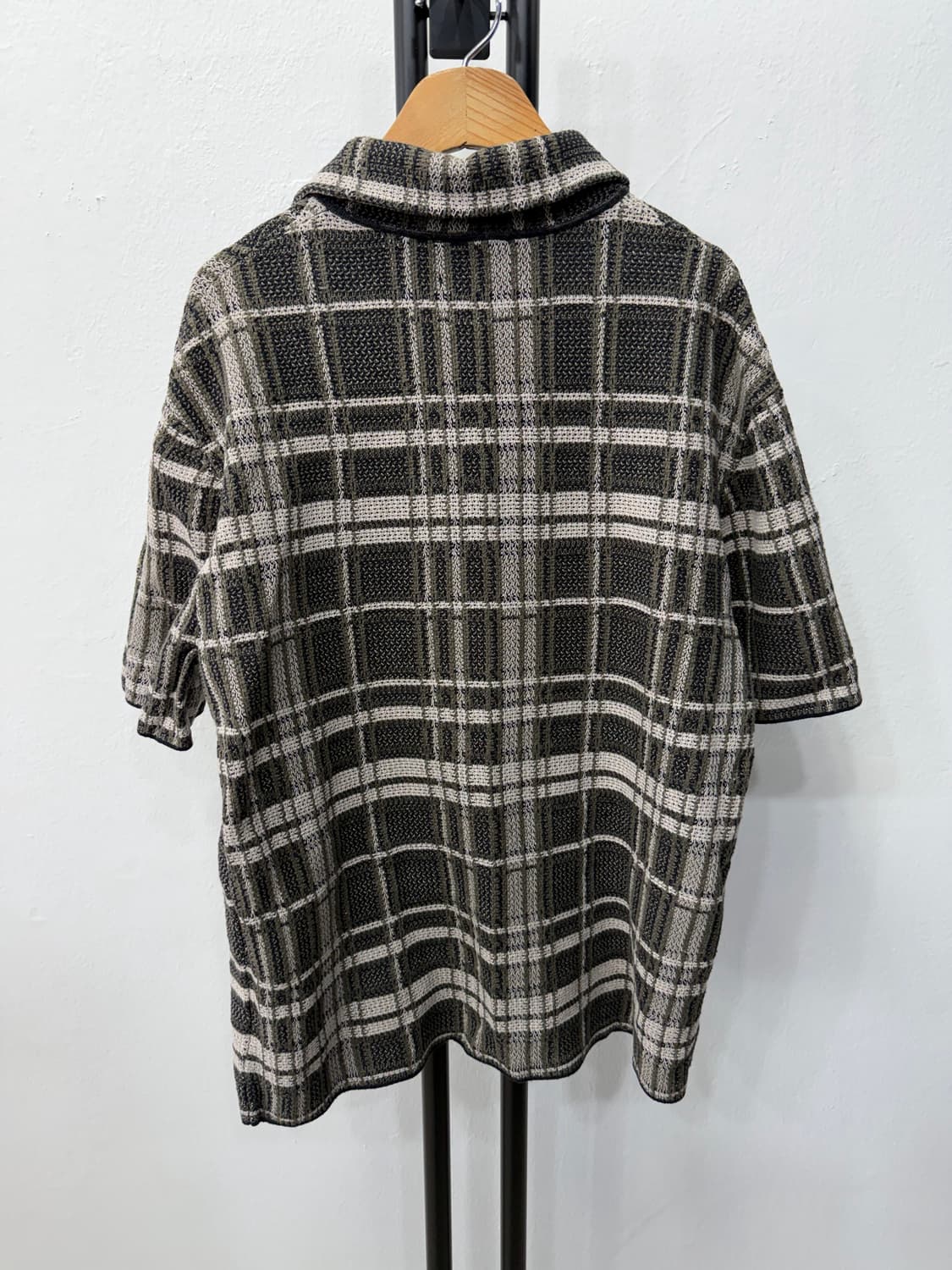 정품) COS 코스 남성 체크 니트 셔츠 XS 상품이미지4